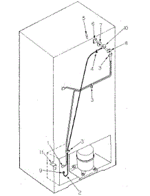 Icemaker Installation parts for Kenmore Refrigerator 253.8346740 (2538346740, 253 8346740) from AppliancePartsPros.com