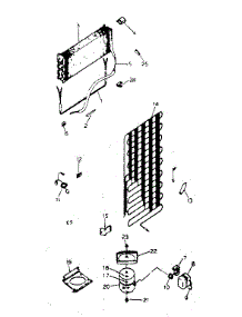 Unit Parts parts for Kenmore Refrigerator 253.8357262 (2538357262, 253 8357262) from AppliancePartsPros.com