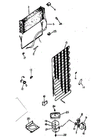 Unit parts for Kenmore Refrigerator 253.8357780 (2538357780, 253 8357780) from AppliancePartsPros.com