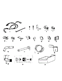 Ice Maker Installation Parts parts for Kenmore Refrigerator 253.8359222 (2538359222, 253 8359222) from AppliancePartsPros.com