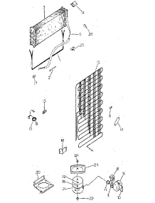 Unit parts for Kenmore Refrigerator 253.8359770 (2538359770, 253 8359770) from AppliancePartsPros.com