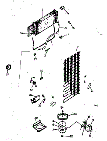 Unit Parts parts for Kenmore Refrigerator 253.8361201 (2538361201, 253 8361201) from AppliancePartsPros.com