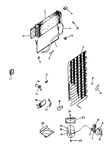 Unit Parts parts for Kenmore Refrigerator 253.8361791 (2538361791, 253 8361791) from AppliancePartsPros.com