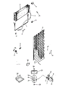 Unit Parts parts for Kenmore Refrigerator 253.8369730 (2538369730, 253 8369730) from AppliancePartsPros.com