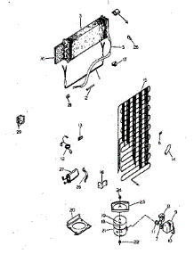 Unit Parts parts for Kenmore Refrigerator 253.8381700 (2538381700, 253 8381700) from AppliancePartsPros.com