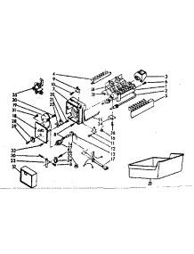 Ice Maker Parts parts for Kenmore Refrigerator 253.8385761 (2538385761, 253 8385761) from AppliancePartsPros.com
