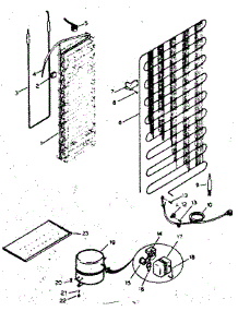 System And Automatic Defrost Parts parts for Kenmore Refrigerator 253.8479080 (2538479080, 253 8479080) from AppliancePartsPros.com
