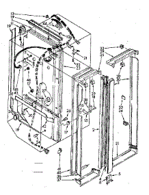 Breaker And Partition parts for Kenmore Refrigerator 253.8536722 (2538536722, 253 8536722) from AppliancePartsPros.com