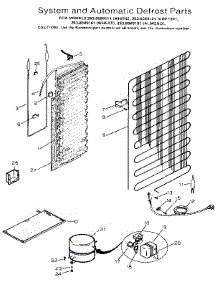 System And Automatic Defrost parts for Kenmore Refrigerator 253.8589181 (2538589181, 253 8589181) from AppliancePartsPros.com