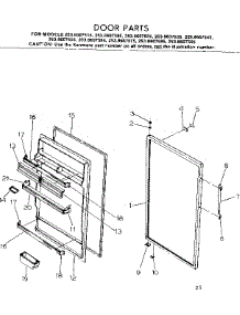 System & Automatic Defrost Parts parts for Kenmore Refrigerator 253.8607515 (2538607515, 253 8607515) from AppliancePartsPros.com