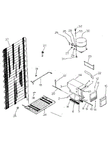 System And Automatic Defrost Parts parts for Kenmore Refrigerator 253.8607516 (2538607516, 253 8607516) from AppliancePartsPros.com