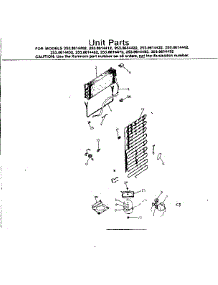 Unit Parts parts for Kenmore Refrigerator 253.8614422 (2538614422, 253 8614422) from AppliancePartsPros.com