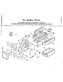 Ice Maker Parts parts for Kenmore Refrigerator 253.8619162 (2538619162, 253 8619162) from AppliancePartsPros.com