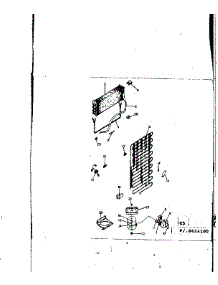 Unit Parts parts for Kenmore Refrigerator 253.8624100 (2538624100, 253 8624100) from AppliancePartsPros.com