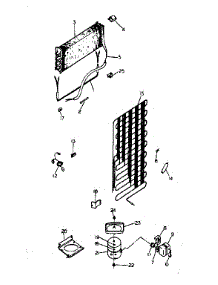 Unit Parts parts for Kenmore Refrigerator 253.8628060 (2538628060, 253 8628060) from AppliancePartsPros.com