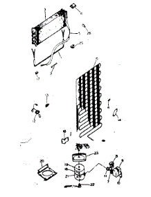 Unit Parts parts for Kenmore Refrigerator 253.8632384 (2538632384, 253 8632384) from AppliancePartsPros.com