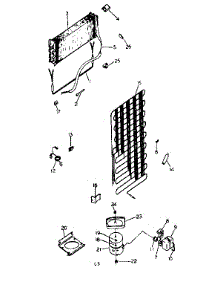 Unit Parts parts for Kenmore Refrigerator 253.8651782 (2538651782, 253 8651782) from AppliancePartsPros.com