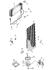 Unit Parts parts for Kenmore Refrigerator 253.8657230 (2538657230, 253 8657230) from AppliancePartsPros.com
