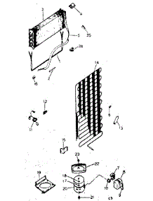 Unit Parts parts for Kenmore Refrigerator 253.8658005 (2538658005, 253 8658005) from AppliancePartsPros.com
