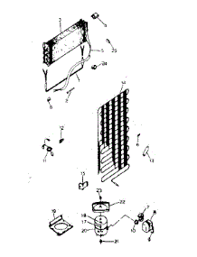 Unit Parts parts for Kenmore Refrigerator 253.8658013 (2538658013, 253 8658013) from AppliancePartsPros.com