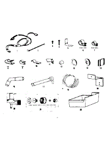 Ice Maker Installation Parts parts for Kenmore Refrigerator 253.8658033 (2538658033, 253 8658033) from AppliancePartsPros.com
