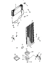 Unit Parts parts for Kenmore Refrigerator 253.8668020 (2538668020, 253 8668020) from AppliancePartsPros.com