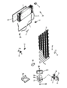 Unit Parts parts for Kenmore Refrigerator 253.8672300 (2538672300, 253 8672300) from AppliancePartsPros.com