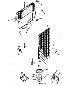 Unit Parts parts for Kenmore Refrigerator 253.8678010 (2538678010, 253 8678010) from AppliancePartsPros.com