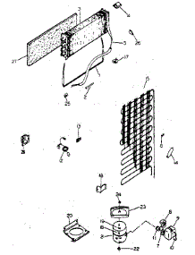 Unit parts for Kenmore Refrigerator 253.8679220 (2538679220, 253 8679220) from AppliancePartsPros.com