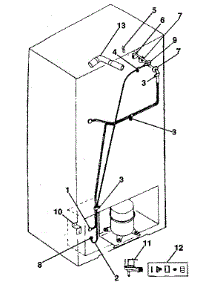 Ice Maker parts for Kenmore Refrigerator 253.8704060 (2538704060, 253 8704060) from AppliancePartsPros.com