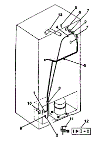 Ice Maker Installation parts for Kenmore Refrigerator 253.8718081 (2538718081, 253 8718081) from AppliancePartsPros.com