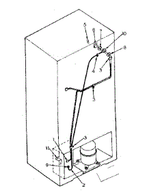 Icemaker Installation parts for Kenmore Refrigerator 253.8722152 (2538722152, 253 8722152) from AppliancePartsPros.com