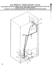 Ice Maker Installation Part parts for Kenmore Refrigerator 253.8731310 (2538731310, 253 8731310) from AppliancePartsPros.com