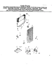 Unit Parts parts for Kenmore Refrigerator 253.8741820 (2538741820, 253 8741820) from AppliancePartsPros.com
