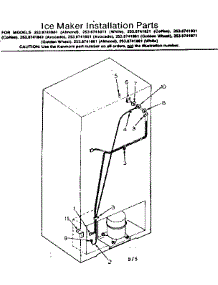 Ice Maker Installation Parts parts for Kenmore Refrigerator 253.8741821 (2538741821, 253 8741821) from AppliancePartsPros.com