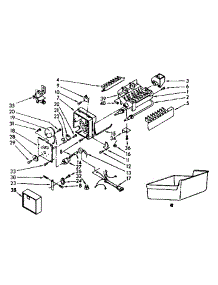 Icemaker Parts parts for Kenmore Refrigerator 253.8751813 (2538751813, 253 8751813) from AppliancePartsPros.com