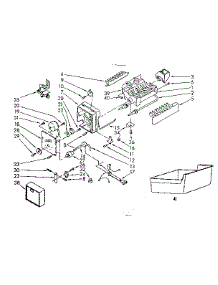 Ice Maker Parts parts for Kenmore Refrigerator 253.8751821 (2538751821, 253 8751821) from AppliancePartsPros.com