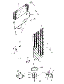Unit Parts parts for Kenmore Refrigerator 253.8751841 (2538751841, 253 8751841) from AppliancePartsPros.com