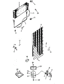 Unit Parts parts for Kenmore Refrigerator 253.8751863 (2538751863, 253 8751863) from AppliancePartsPros.com