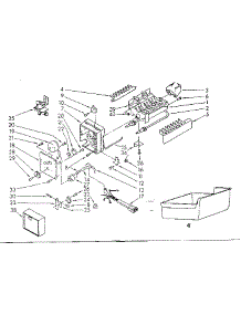 Icemaker Parts parts for Kenmore Refrigerator 253.8751880 (2538751880, 253 8751880) from AppliancePartsPros.com