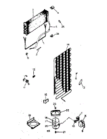 Unit Parts parts for Kenmore Refrigerator 253.8757213 (2538757213, 253 8757213) from AppliancePartsPros.com