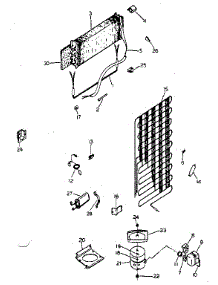 Unit Parts parts for Kenmore Refrigerator 253.8771800 (2538771800, 253 8771800) from AppliancePartsPros.com
