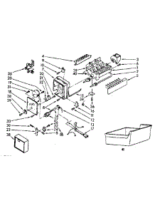 Ice Maker Parts parts for Kenmore Refrigerator 253.8771810 (2538771810, 253 8771810) from AppliancePartsPros.com