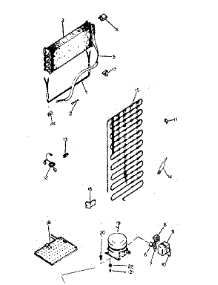 Unit Parts parts for Kenmore Refrigerator 253.87722132 (25387722132, 253 87722132) from AppliancePartsPros.com