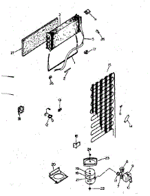 Unit Parts parts for Kenmore Refrigerator 253.8779210 (2538779210, 253 8779210) from AppliancePartsPros.com