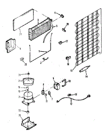 Unit Parts parts for Kenmore Refrigerator 253.8779211 (2538779211, 253 8779211) from AppliancePartsPros.com