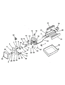 Ice Maker parts for Kenmore Refrigerator 253.8790113 (2538790113, 253 8790113) from AppliancePartsPros.com