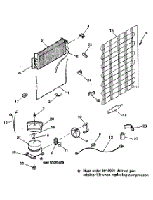 Unit parts for Kenmore Refrigerator 253.8790163 (2538790163, 253 8790163) from AppliancePartsPros.com