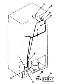 Ice Maker Installation parts for Kenmore Refrigerator 253.8791203 (2538791203, 253 8791203) from AppliancePartsPros.com