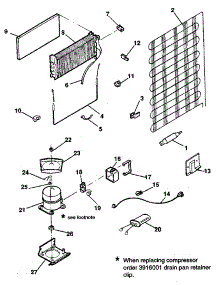 Unit parts for Kenmore Refrigerator 253.8791212 (2538791212, 253 8791212) from AppliancePartsPros.com